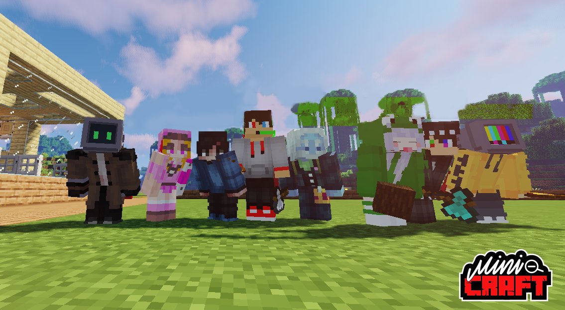 dimitrix910's tweet image. Fotito de la serie de @MiniCraft_SMP cuando sale una aventura todos juntos de nuevo que ya los ando extrañando? 💜