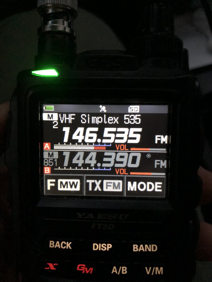joedom's tweet photo. FCARC 2m simplex net on 146.535 MHz. Yours truly NCS. We can cover our whole county with FM simplex, which is good to know. #hamradio #2m #ft897 #ft3dr #simplex #emcomm https://t.co/emPQqoKF0e