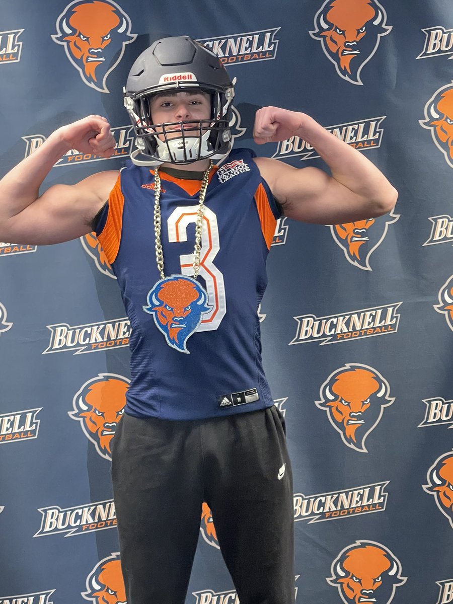 EvanPohlot's tweet photo. Big thanks to @CoachBracken for inviting me to attend Bucknell’s Junior Day. I had a great time visiting #TheRange and learning about their amazing football program. @Bucknell_FB @CoachJasonMiran @DaveCecchini https://t.co/Sjs9zfCjlc