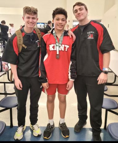 rriderathletics's tweet image. Two Young Rough Rider Wrestlers Qualified to the OAC State Championships.  Ryan Taylor (8th Grade) Placed 4th at his District Tournament. Noah Catanese
(6th grade) Placed 4th at his District Tournament as well.