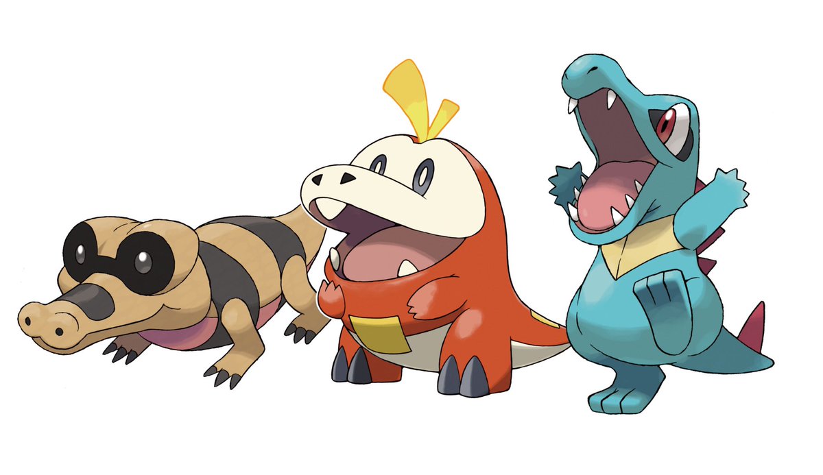 「the croc pokemon trio is now complete 」|Touya! ★のイラスト