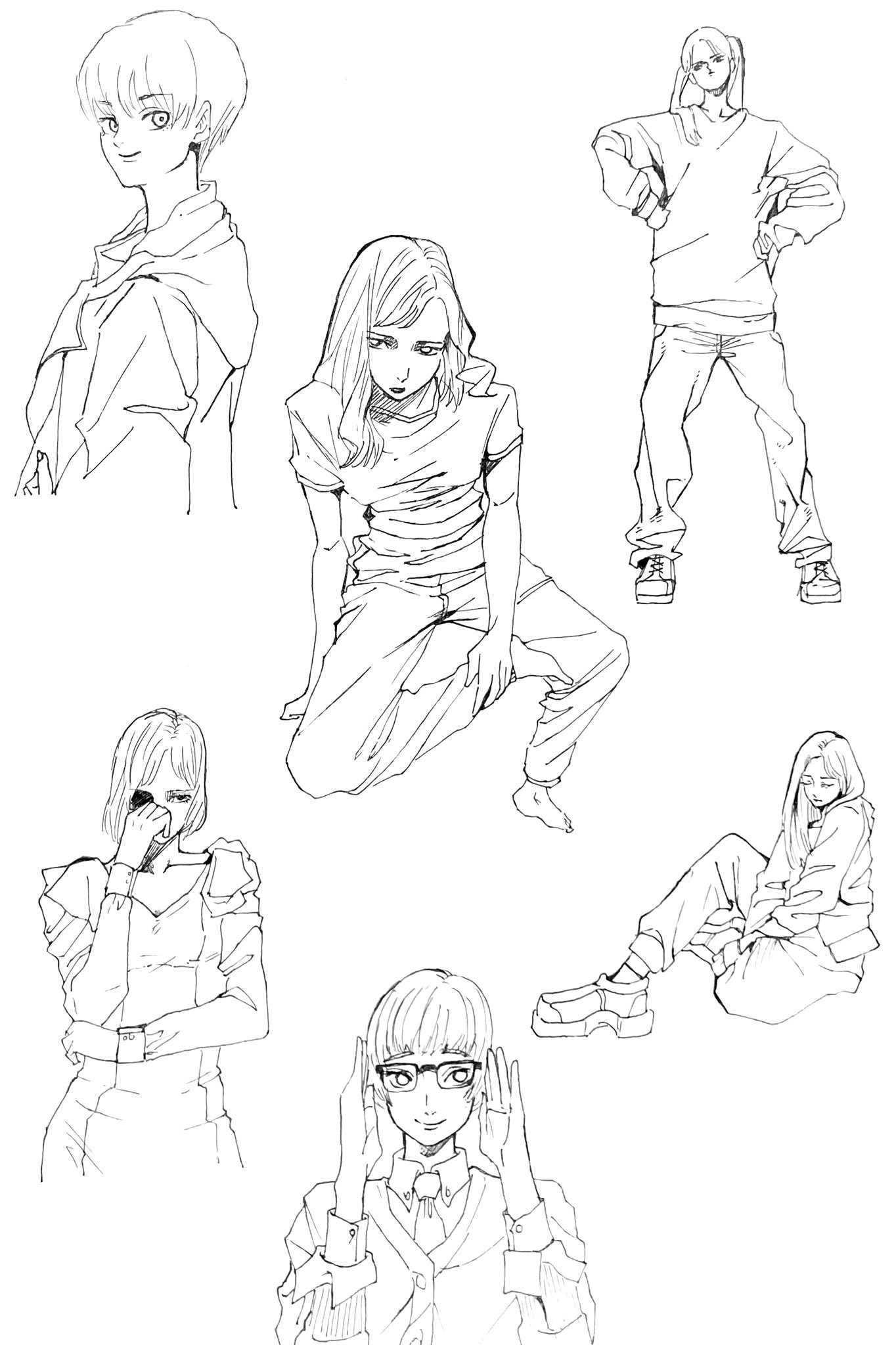 ポーズ絵 Twitter Search Twitter