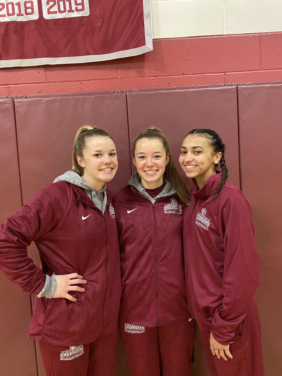 CarverCrusaders's tweet photo. Congrats to Abby, Havannah, and Ashleigh on being named Girls Basketball South Shore League All-Stars. https://t.co/lLHh7BxWik
