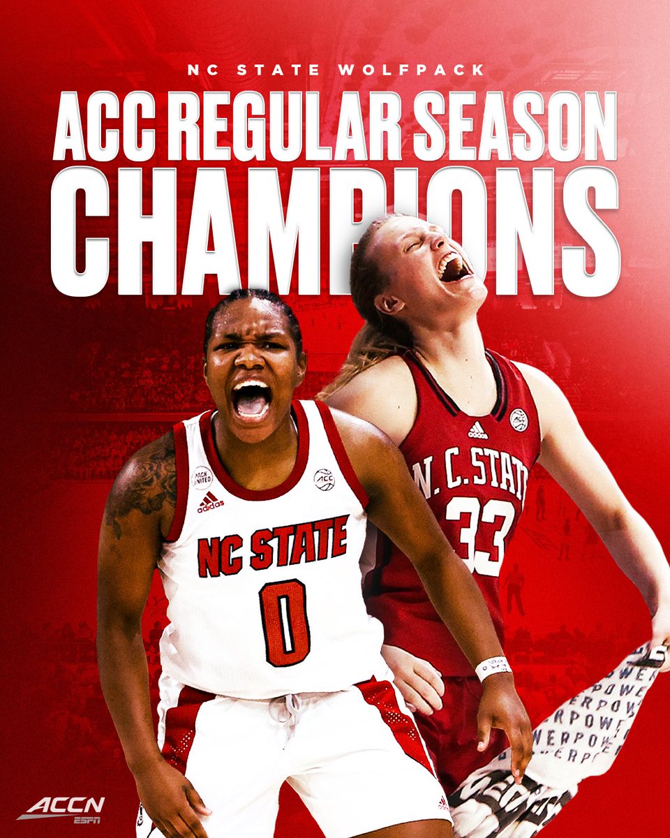 OUTRIGHT ACC CHAMPS‼️

<a href="/PackWomensBball/">NC State WBB 🐺🏀</a> 🐺🏆