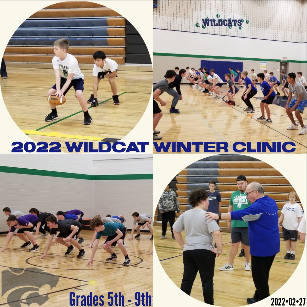 Eagan_Football's tweet photo. Week 2 - of our four-Sunday Winter Clinic for our Youth Coaches and Players.

Players spend one hour focused on defense and one on offense. Learning various high school techniques such as, running routes, tackling, blocking, and reading keys.

#climbtheladder
@EAAFootball https://t.co/QsQ9SfsvdE