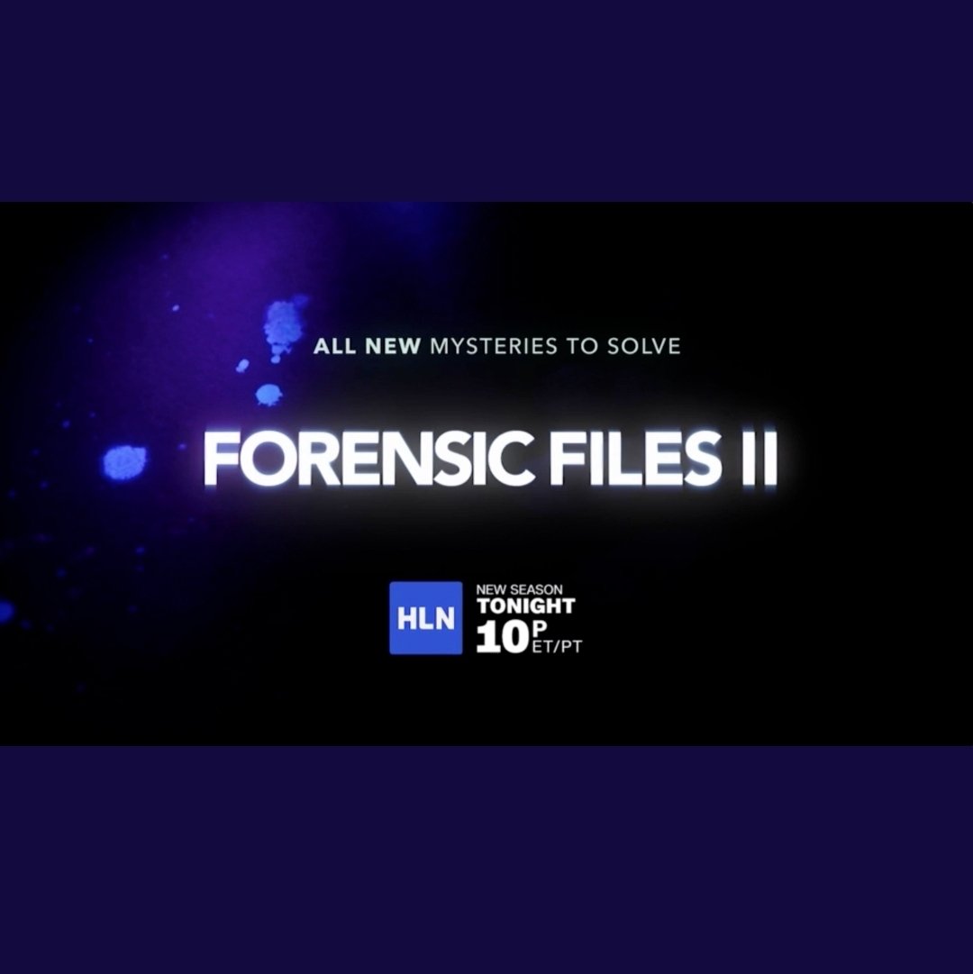 Ya!  New episodes of  #ForensicFilesII tonight on <a href="/HLNTV/">HLN</a>! I SAW the premiere early and LOVED IT! #FFII