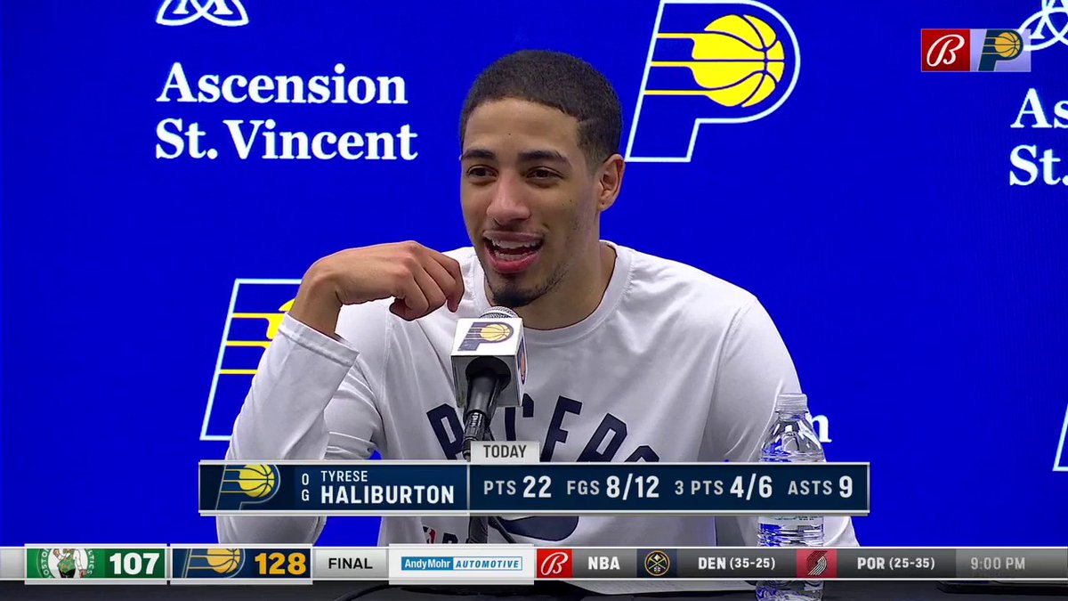 Celtics at Pacers / Twitter