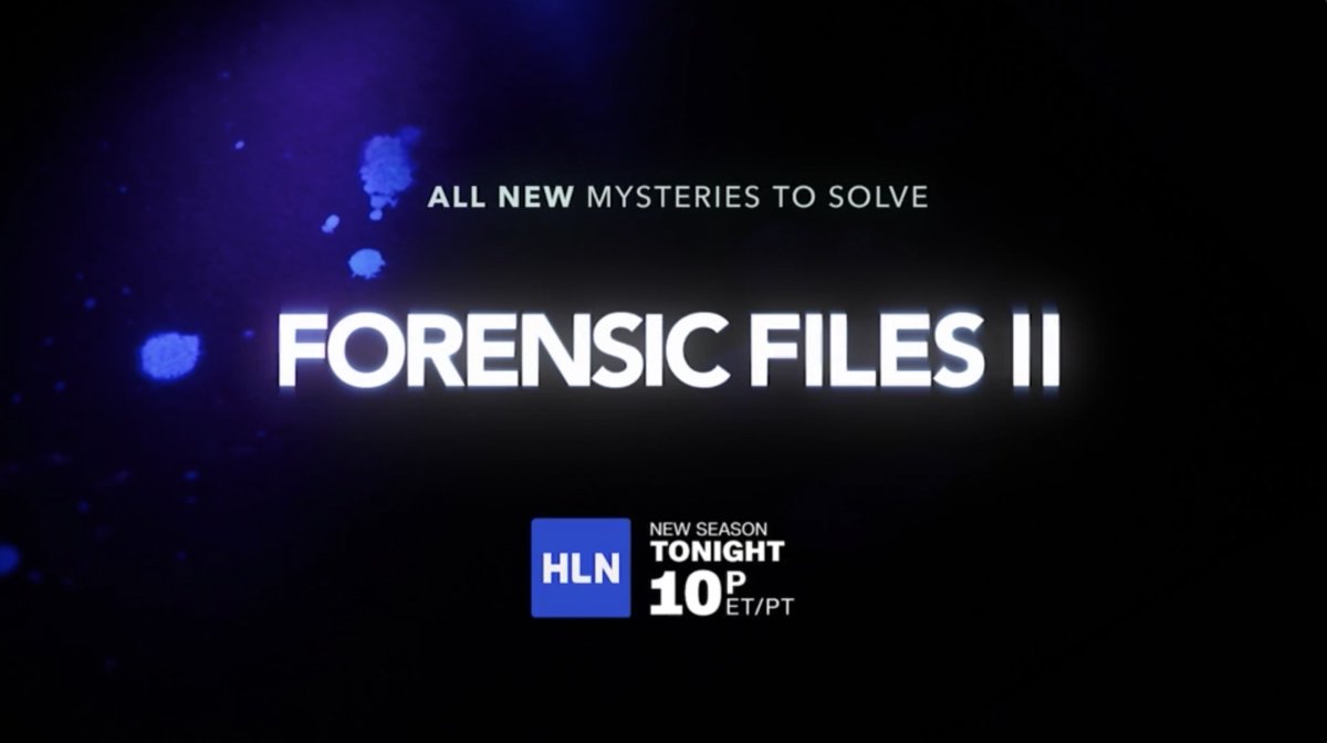 So excited for new episodes of #ForensicFilesII tonight at 10 ET on <a href="/HLNTV/">HLN</a>! HLN let us watch the premiere early and it amazing! Can't wait for to see what happens mext!#FFII #ForensicFiles bit.ly/FFIIS3
