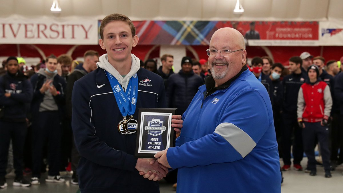 Congratulations to Drew Dailey, the Most Valuable Athlete of the 2022 PSAC Men's Indoor Track &amp; Field Championships. 

Drew won the PSAC title in the mile, anchored the DMR to a PSAC title, ran on the 4x4 relay that won a PSAC title and finished second in the 800 meters.