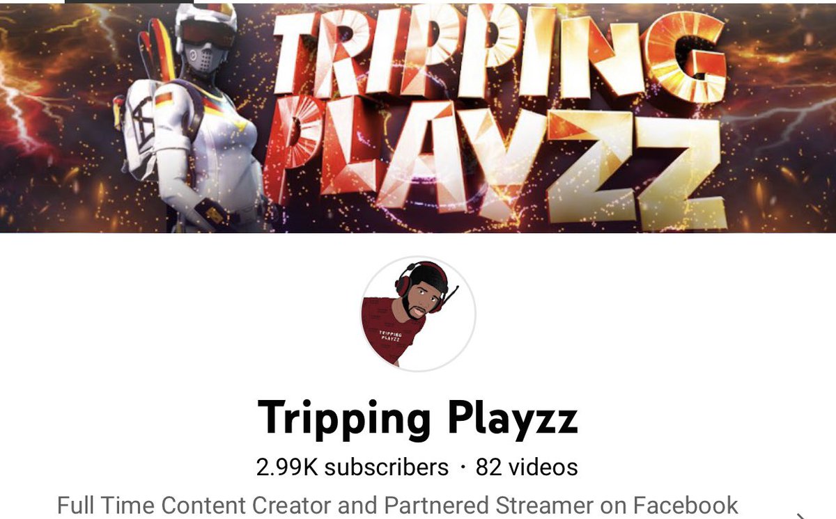 TrippingPlayzz's tweet photo. About to break 3K SUBS on YouTube 🤯 https://t.co/ozTSJ2BVpD