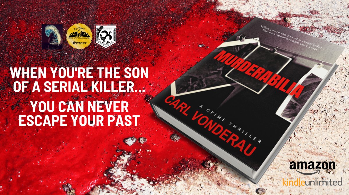 The devil. Harvey Dean Kogan. My father. Everyone had heard of him, but few had studied his history as much as I had. 
🔗getbook.at/murderabilia
Slice open the sins of the father today!
#Read MURDERABILIA
A #crimethriller #mustread
#BookBoost #amreading #bookworms
#serialkiller