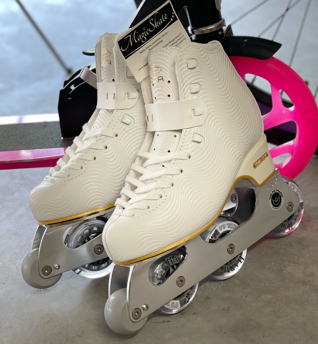 EDEA Wave with Picskate P-53 set. #inlineskates #magicskate