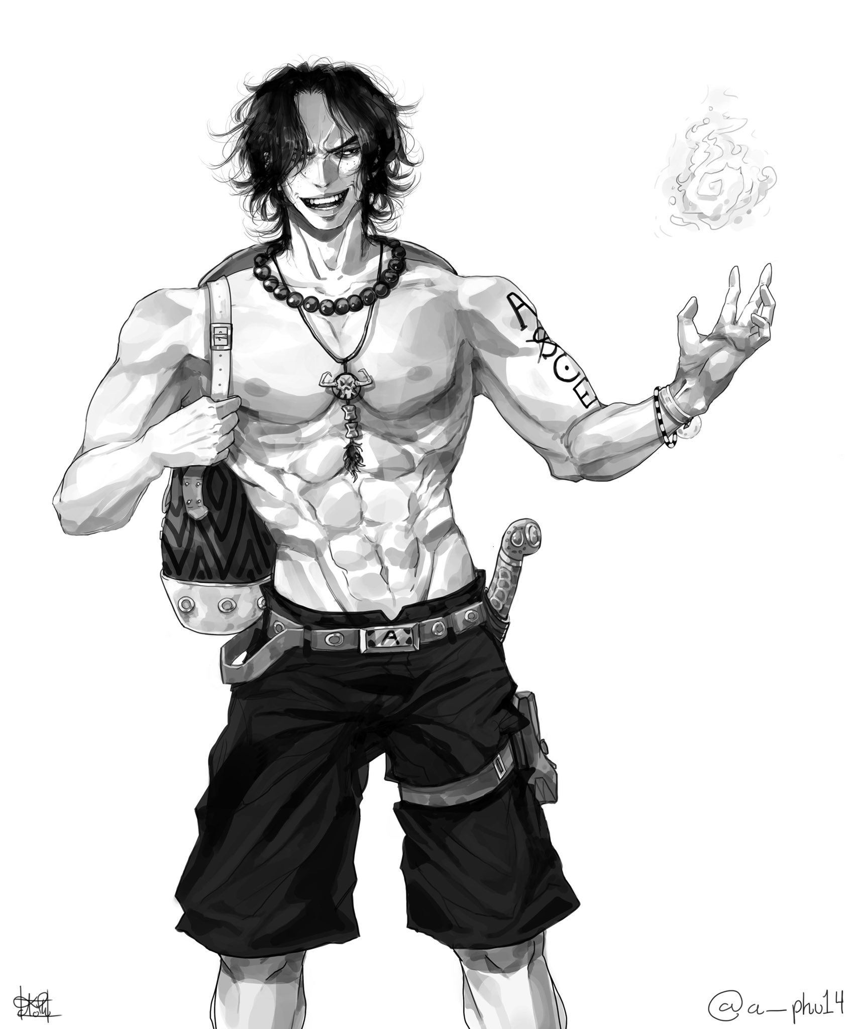 A Phu Illustrations Aceu Onepiece Onepiecefanart Fanart Ace Portgasdace Anime T Co tfxvy3la Twitter