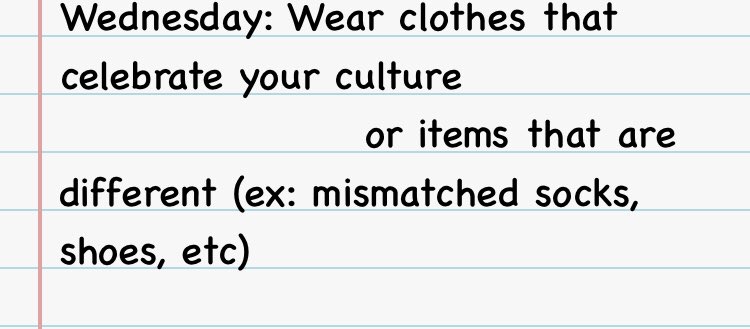 Is it me, or is mashing Celebrate-Your-Culture Day together with Wacky Wednesday as cringeworthy as it sounds? (context - our kid’s 4K clothing instructions)