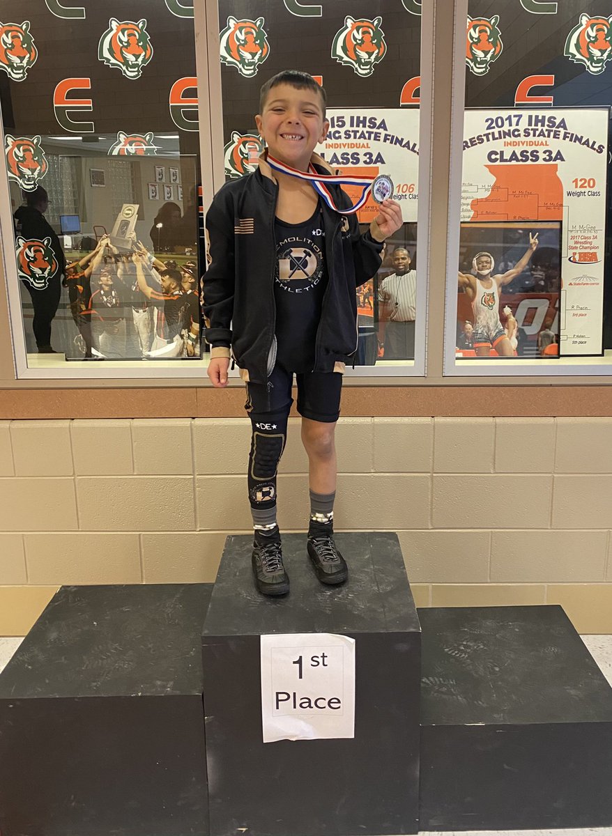 My guy placed first at regional championships this weekend and finished the year with the most points in the state for his age level. He's moving up next week in age group to wrestle Bantam State. I love his dedication to this sport.