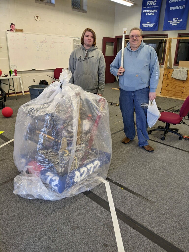 Thank you to <a href="/purduefirst/">Purdue FIRST Programs</a> and <a href="/frc461/">Westside Boiler Invasion - FRC 461</a> for hosting the Open House today. It was great to catch up with 461 and <a href="/1747robotics/">FIRST Team 1747</a> and see what they have created.

We also decided to celebrate an unofficial bag day!
#FIRST #morethanrobots #FRC #RAPIDREACT #stemeducation #firsttweets