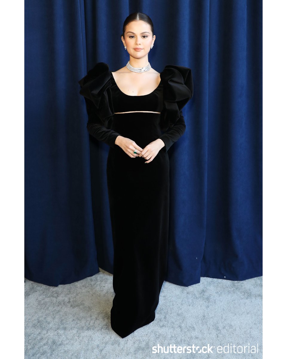 Shutterstock Editorial (@shutterstocknow) on Twitter photo .<a href="/selenagomez/">Selena Gomez</a> looks positively radiant in a black #OscardelaRenta velvet gown. #SAGAwards shutr.bz/3ss6xYX
<a href="/Shutterstock/">Shutterstock</a> for <a href="/SAGawards/">SAG Awards®</a>
- <a href="/ChelseaLaurenLA/">Chelsea Lauren</a> .<a href="/selenagomez/">Selena Gomez</a> looks positively radiant in a black #OscardelaRenta velvet gown. #SAGAwards shutr.bz/3ss6xYX
<a href="/Shutterstock/">Shutterstock</a> for <a href="/SAGawards/">SAG Awards®</a>
- <a href="/ChelseaLaurenLA/">Chelsea Lauren</a>