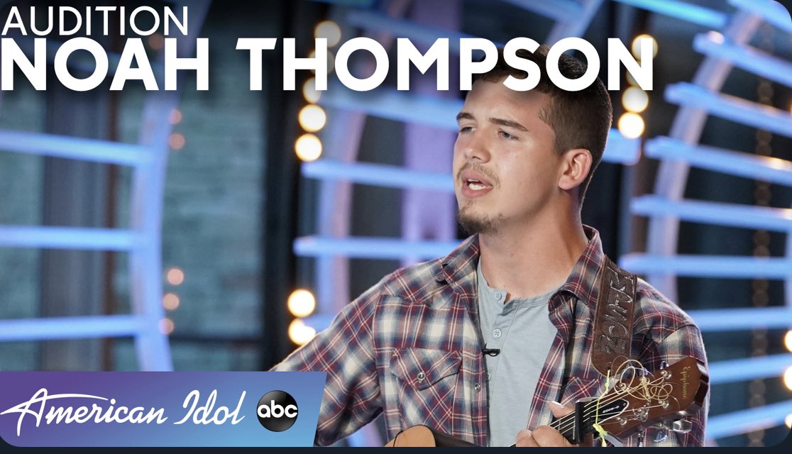 KySportsRadio's tweet photo. So this just aired, made me tear up and was amazing. Eastern Kentuckian Noah Thompson’s American Idol audition is everything I love about Kentucky 

You gotta watch it and if you know him, help me get him on KSR.  Best thing I have seen in a long time https://t.co/blE2TnbRbR https://t.co/WzUjW04B6W