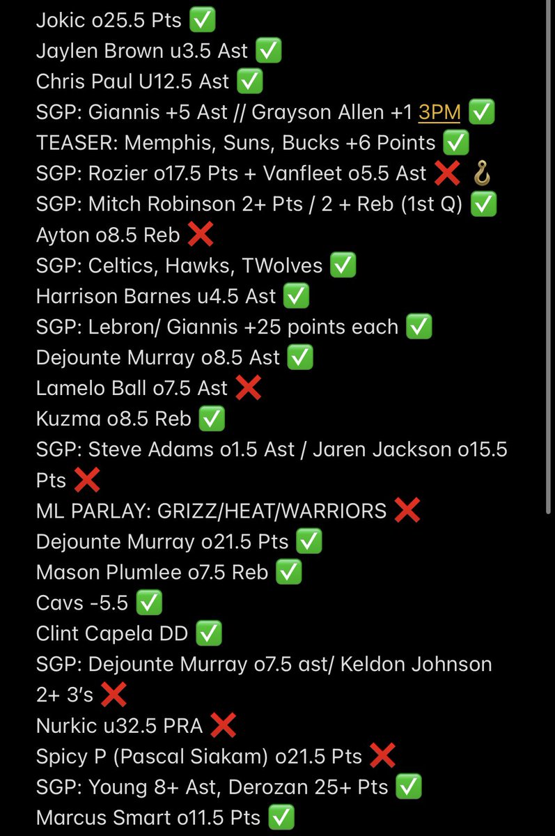 AndysAnalysis's tweet image. Another great 2-0 day and clean sweep for the weekend 🧹 🧹 6-0 overall and up we to 🚀 🚀 21-8 this month with 1 day to go🔥🔥😂🙏🏽 #nbabets #SportsGambling #sportsbettingpicks