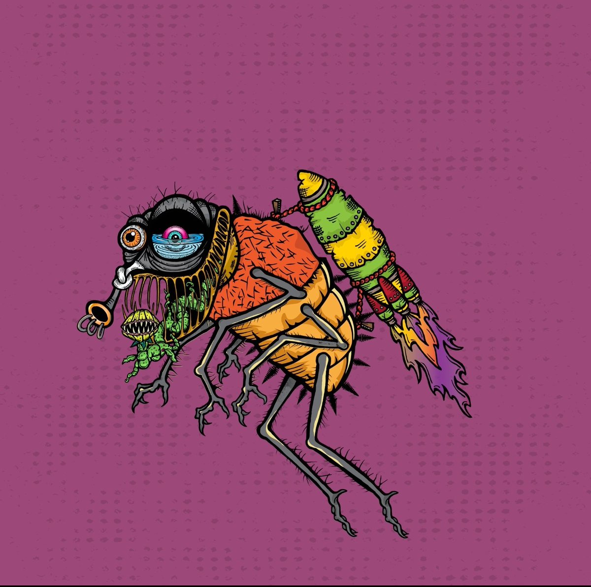 fikinft's tweet image. One of my fav @funky_flies with the #rastarocket 🚀🚀🚀