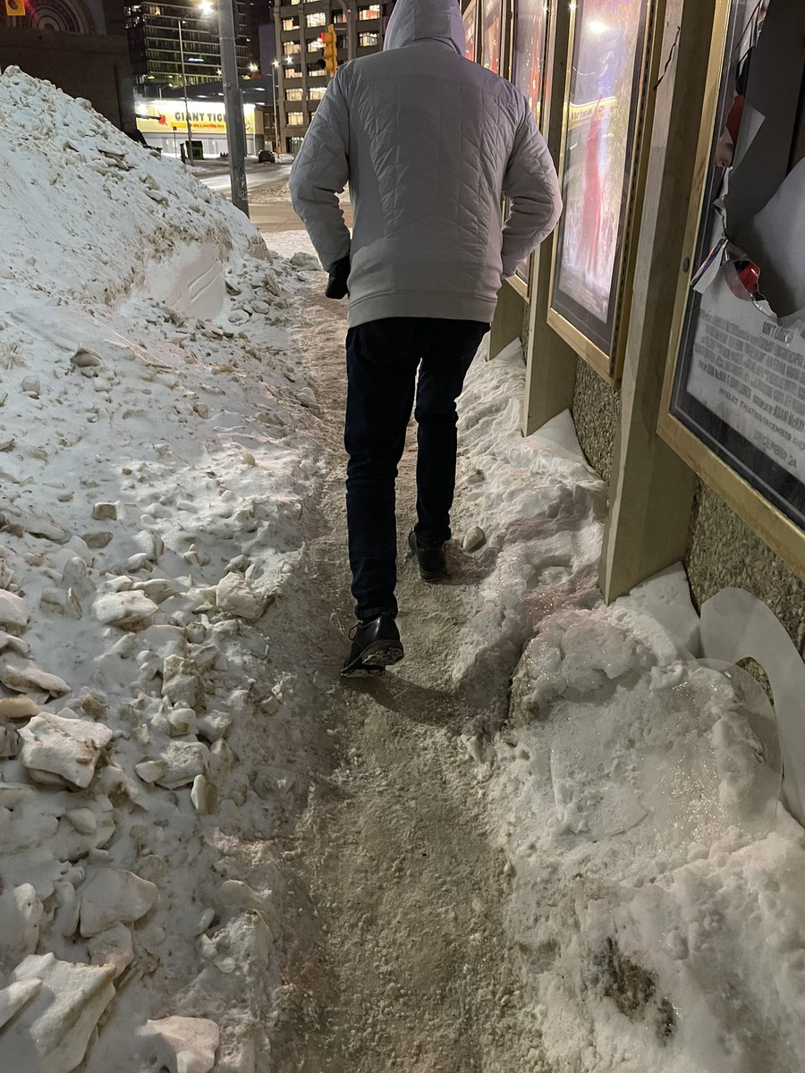 LeahGazan's tweet photo. Sure glad I don’t need wheelchair accessibility. @cityofwinnipeg do better!!! This is a #HumanRights violation! https://t.co/3j5GSE7ZTR https://t.co/nOBDBHGlu5