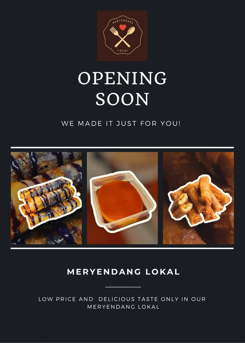StRoberts2021's tweet photo. Presenting the four enterprises to be managed by the Grade 10 students for their Entrepreneurship and Business Management classes.

Frozen Favorites
Sweet 'n Chew Pastry
Meryendang Lokal
Tasty Bites Sweet Delights

OPENING SOON! https://t.co/XU7yN5twuA
