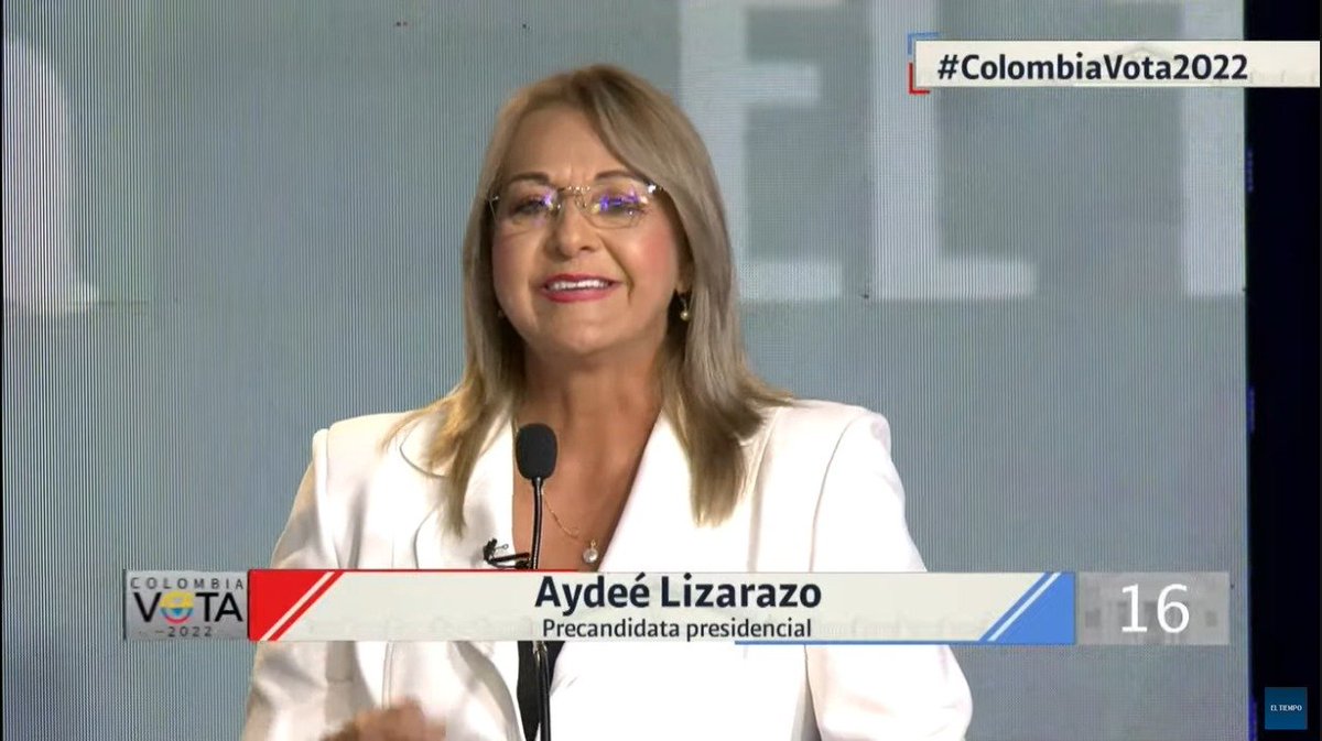 PartidoMIRA's tweet photo. "Pienso que a Colombia, la política, la administración pública, y a las empresas privadas, nos falta fortalecernos más en principios y valores, ese es uno de los propósitos desde mi gobierno.": @aydeelizarazoc #ColombiaVota2022 #AydeéALaPresidencia @ELTIEMPO @RevistaSemana https://t.co/9GfTSoyrea