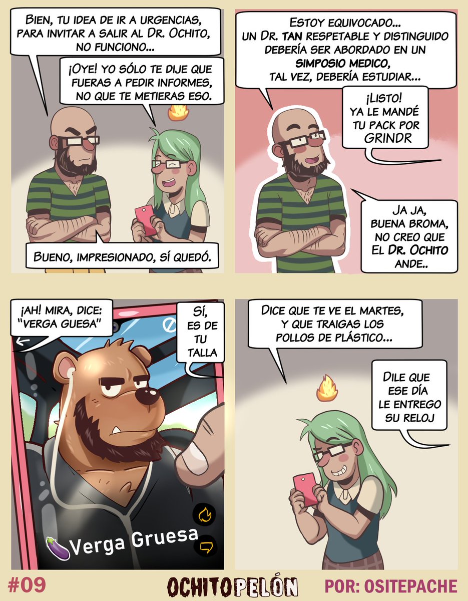 ositepache's tweet photo. Ochitopelón #09
por: @ositepache 
https://t.co/5QKsOQkYyB
https://t.co/4HvZHxC5xK
https://t.co/kAzkF7pKeQ
#Ochitopelon #webcomic #gaycomic #bearcomic #Ochitopelón #comicespañol #comicgay #ositepache https://t.co/3JBULgkyhI