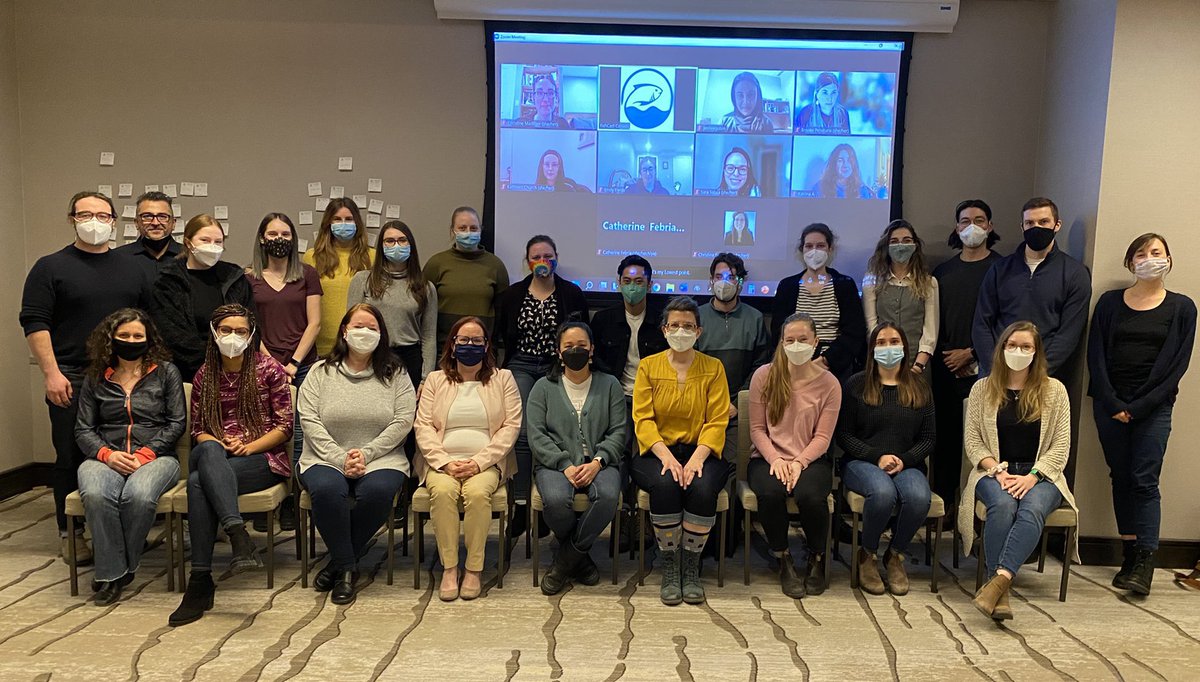 ecofebria's tweet photo. #InclusiveNetworking 💫We held a @FisCASTCanada #Hybrid networking workshop for Early Career Practitioners 1 day before #CCFFRSCL2022 ! Such a privilege to witness incredible networks form before our eyes &amp; throughout the meeting! Excited bc their future is SO BRIGHT! 😎 2/n https://t.co/4YbXi61Gfy