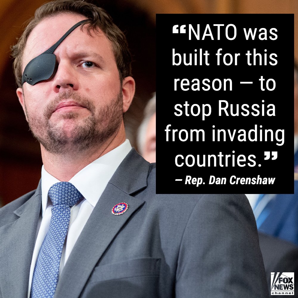 FoxNews's tweet image. ‘THIS HAS TO BE UNACCEPTABLE’: Rep. @DanCrenshawTX says NATO countries have to do more to hold Putin accountable, tells @TGowdySC, ‘if we don’t stand strong here, then we never will.’ bit.ly/3soOMJW