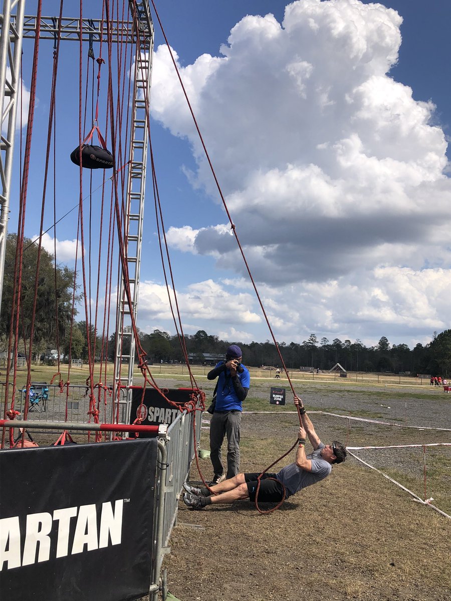 TheNemis's tweet photo. So much fun completing our first ever Spartan Race in Jacksonville this weekend. Just over an hour…Ethan destroyed it after playing in a Soccer showcase for two days. Great times.. killer workout. 💪🏼😩 https://t.co/OFTk018bht
