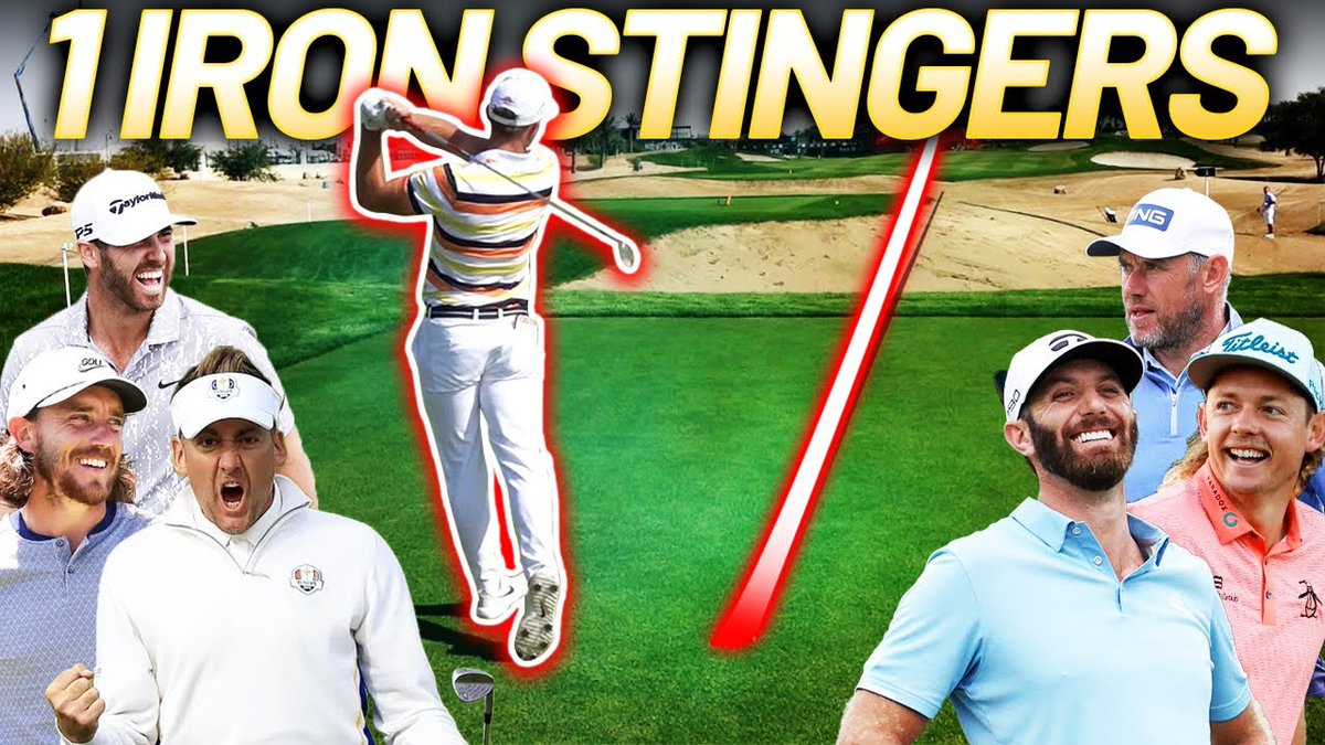 MY 1 IRON STINGER CHALLENGE ft Dustin Johnson, Matt Wolff, Tommy Fleetwood, & Sergio Garcia https://t.co/2WxNvk30gW https://t.co/47bsrYfVFm