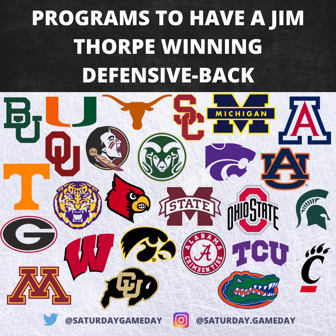 Like if your program has a Jim Thorpe winner 🏆