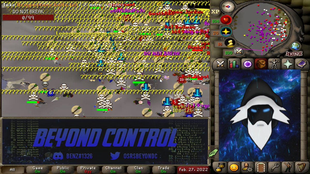 BeyondControlRS's tweet photo. While SV2 were getting cleared on their meds by pures, VR did absolutely nothing but stand in singles. This forced SV2 to log in on their mains - another pointless mass! 😂 https://t.co/XnYj4S4jMs