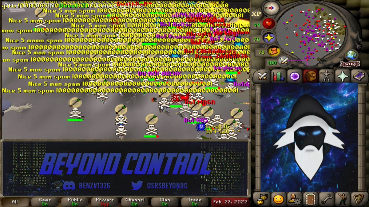BeyondControlRS's tweet photo. While SV2 were getting cleared on their meds by pures, VR did absolutely nothing but stand in singles. This forced SV2 to log in on their mains - another pointless mass! 😂 https://t.co/XnYj4S4jMs