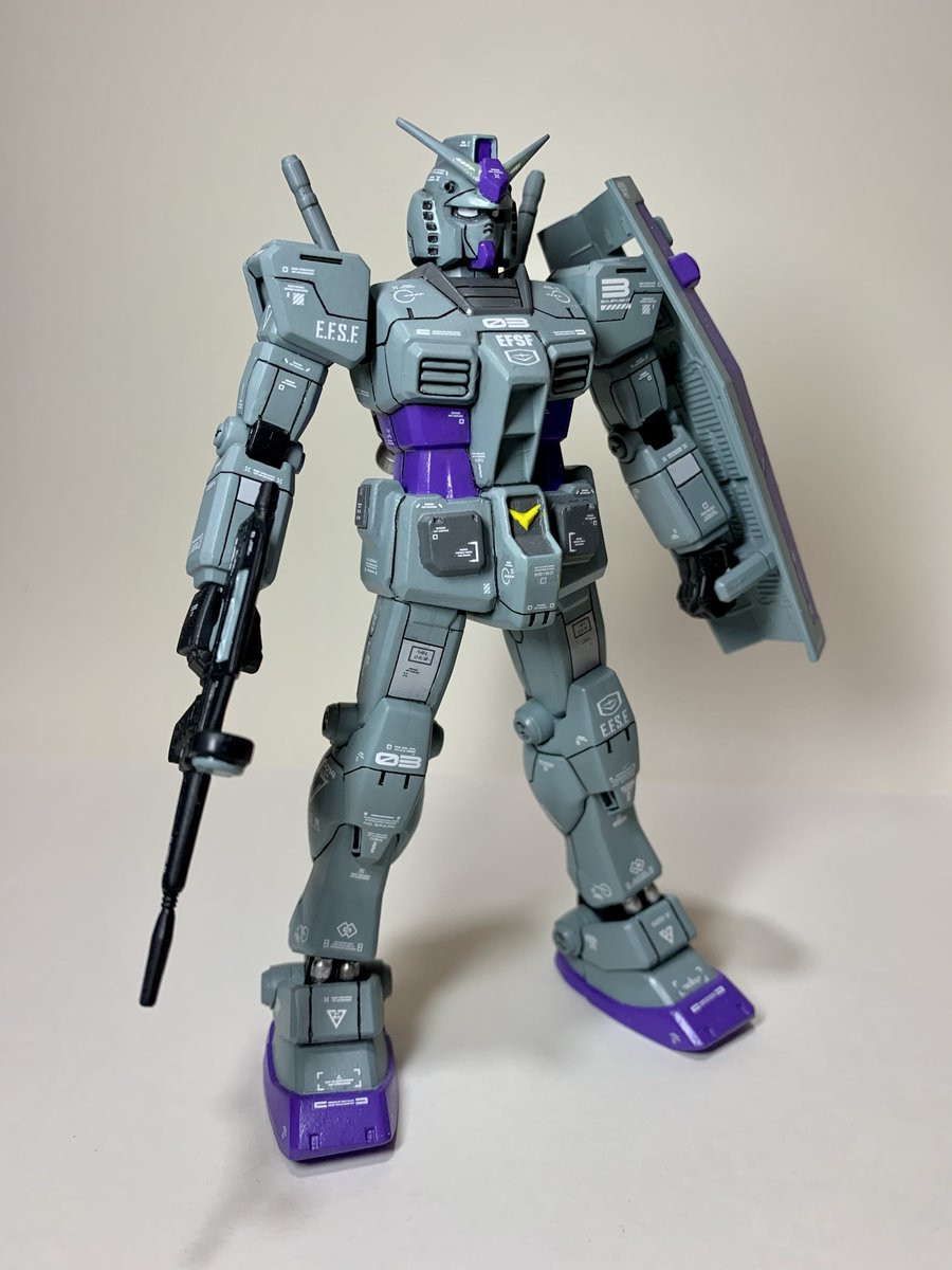 FG微改修のG3とCAです。どちらも足首の可動範囲を広げました。
#あなたの78ガンダム見せて下さい 