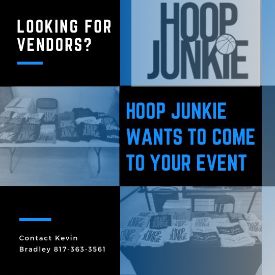 Having an event/tournament, we would love to come and be vendor. We one hottest growing brands in the country.