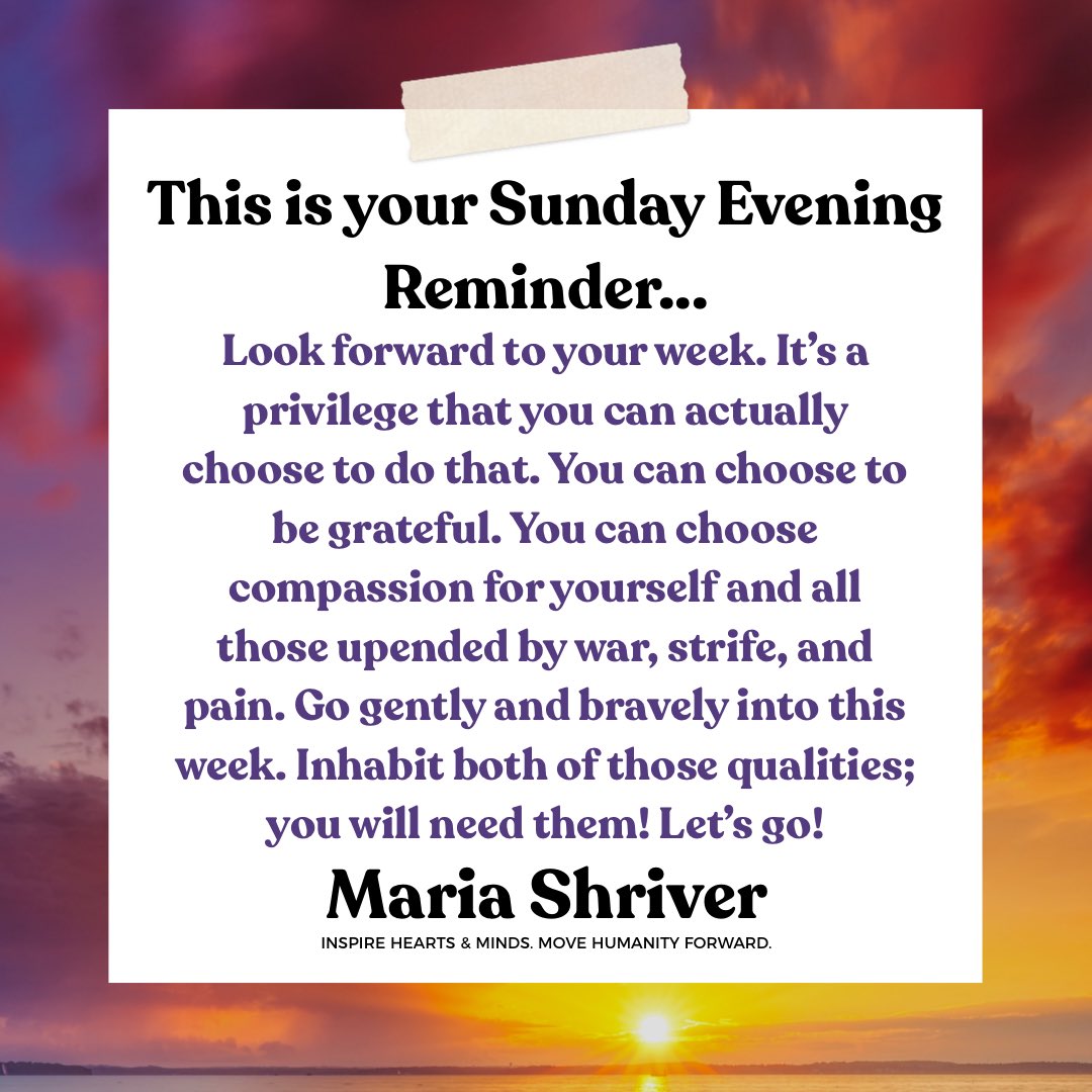 As we continue to watch the events unfold in Ukraine, seeing many not knowing when they will see loved ones again, where they will spend the night, whether they will be safe, let us feel gratitude as we walk into this new week. #sundayeveningreminder