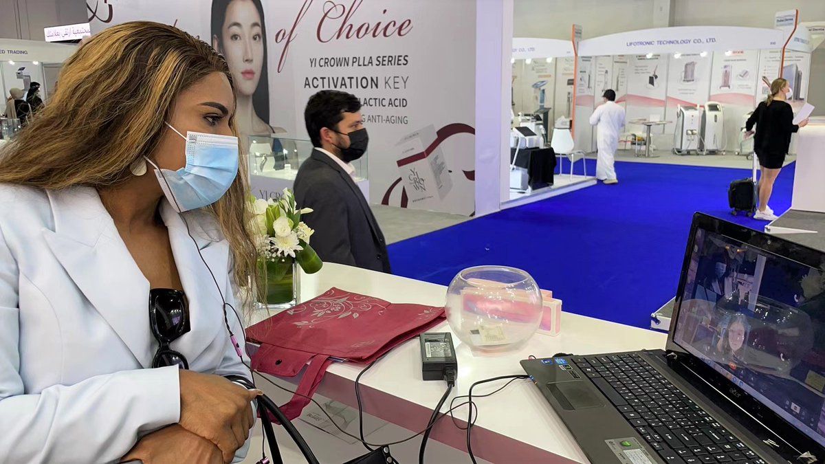 singclean's tweet photo. Day 1 at #dubaiderma has been fantastic! Nice talking to so many healthcare professionals!
Live meeting and in person talking with local representatives are both available! Come to visit us at 5B08 and find more about HA dermal fillers!#singderm #singfiller #dermatology #beauty https://t.co/HzsVks00pD