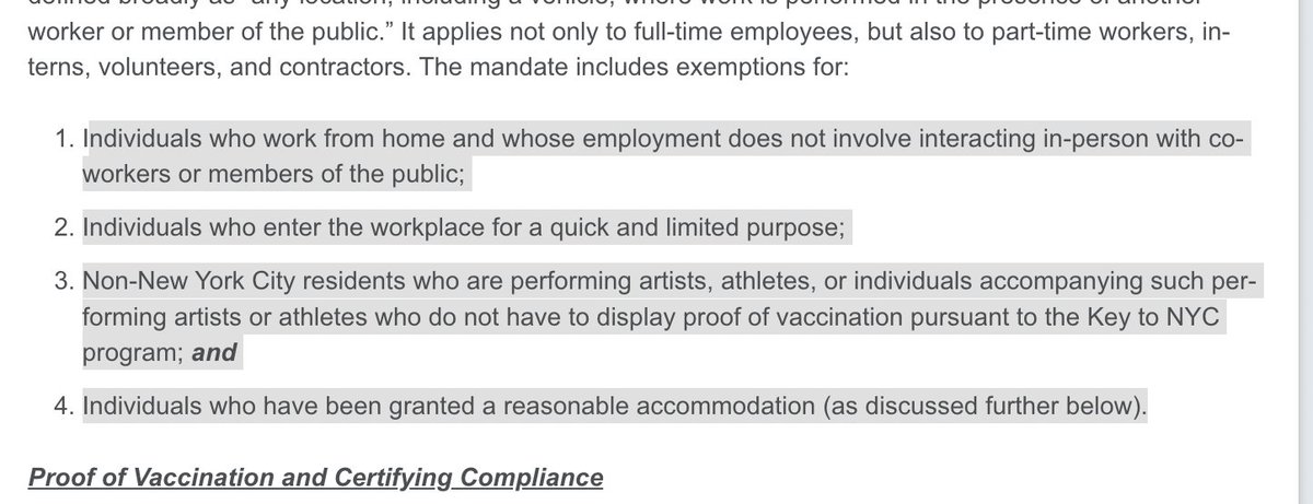 READ BULLET POINT THREE in regards to the private sector mandate. Kyrie Irving can play basketball in NYC with the key2thecity being repealed. #NETS #NBA