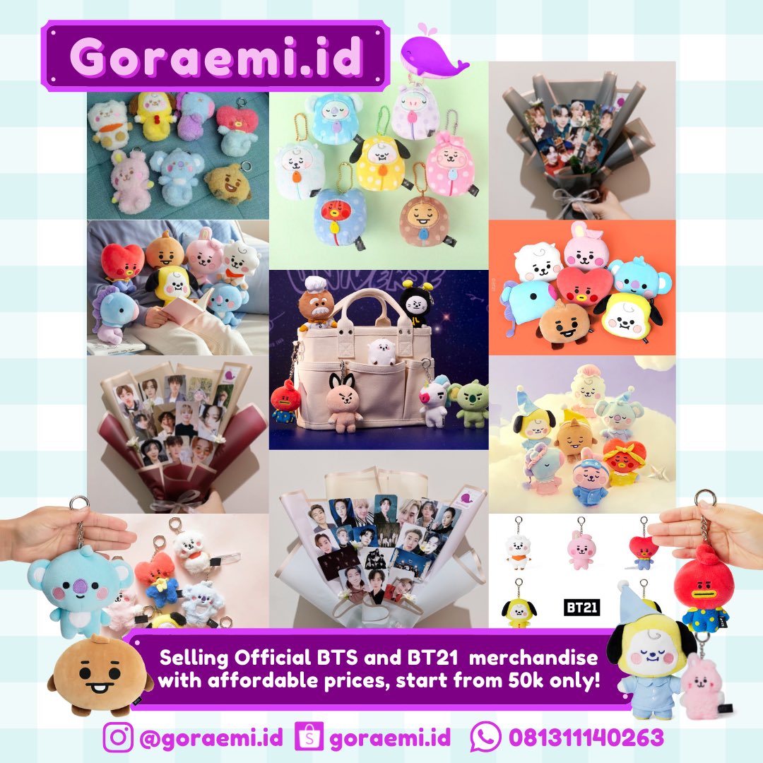 armyhaluzone_'s tweet photo. Hallo semuanya! Bagi yang cari official merchandise BTS, BT21, atau bouquet photocard dengan harga yang terjangkau, yuk langsung cek page kita di https://t.co/3abgw3ZnkL
💜 Untuk detailsnya, jangan lupa cek caption di setiap barang ya!
#merchBT21 #jualBT21 #bouquetpc https://t.co/nqHyVtq0yR