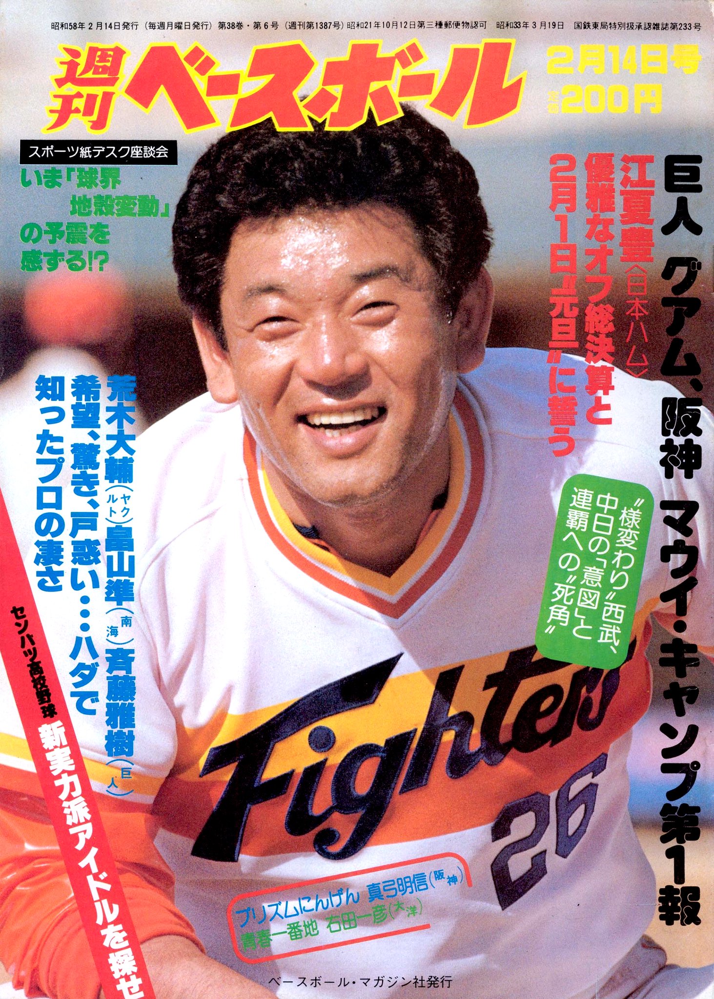 czあg0336G21 週刊ベースボール 1969年5月26日号 激戦の中に