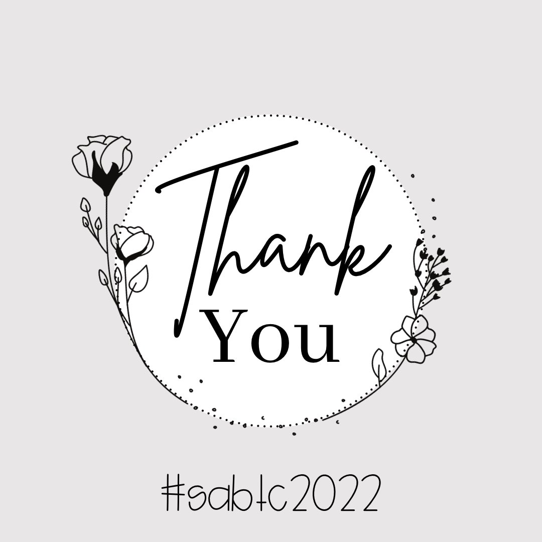 Thank you for joining us and <a href="/seatca_ata/">SEATCA_ATA</a> this year for #sabtc2022 

The engagement always blows us away. Even when apart, learning collaboratively doesn’t stop! See you next year!