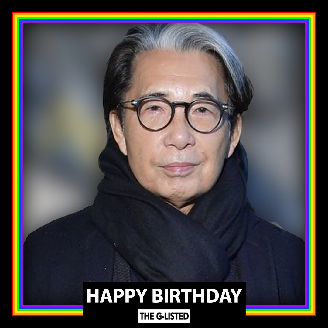 Happy birthday to Japanese fashion designer Kenz Takada!!! 