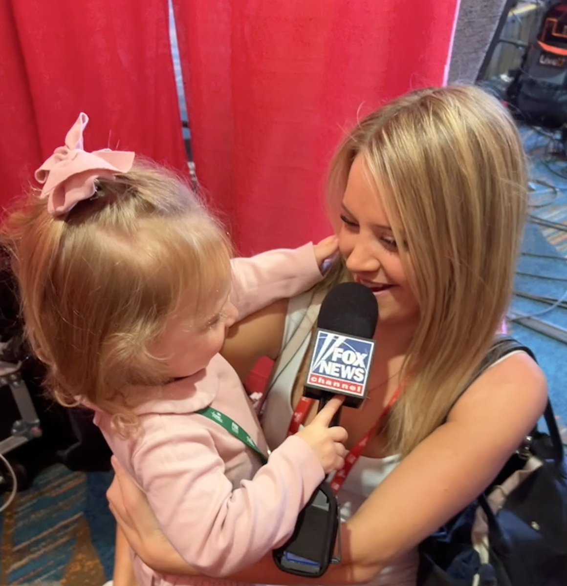 kayleighmcenany's tweet photo. I had a special guest join me at @CPAC with @foxnation! 

A weekend of freedom and faith w/ @RyannMcEnany &amp; #BabyBlake!! 🇺🇸 https://t.co/LalT4nYL5f