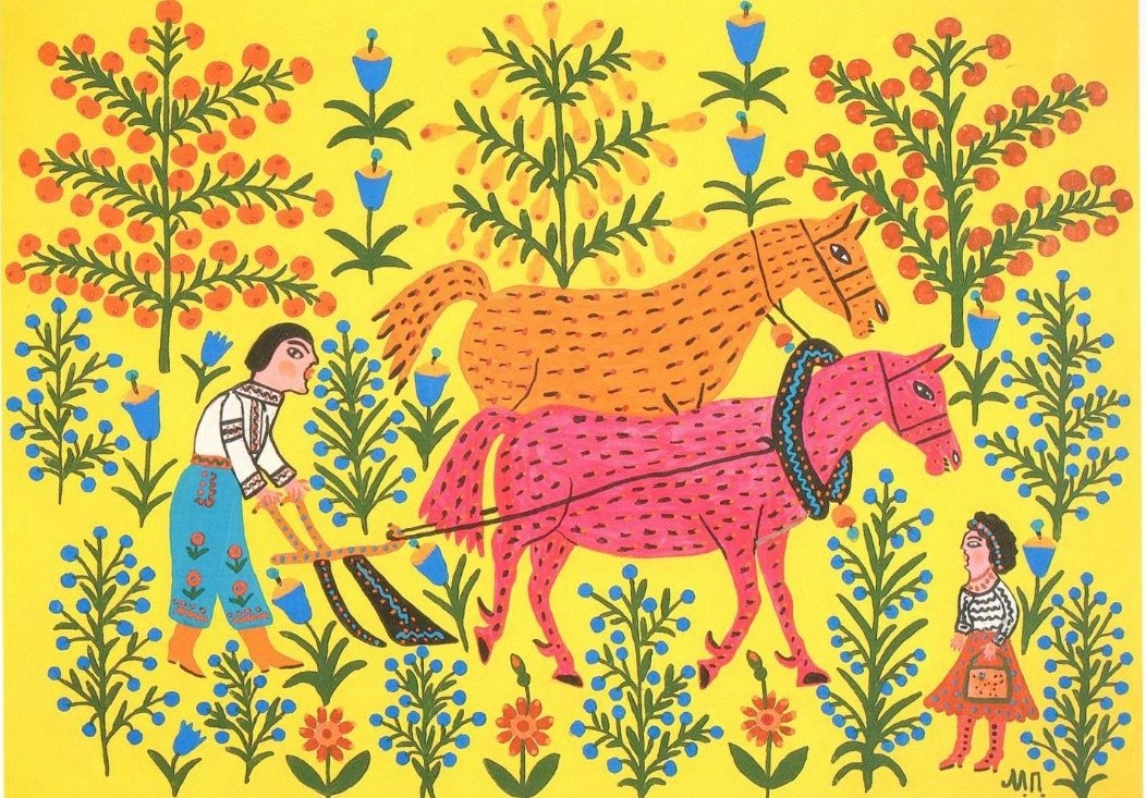 kryulia7's tweet photo. historical and local lore museum in Ivankiv (Kyiv region) has been burned down because of the fight with russian occupants. 
unique artworks of our folk painter - Mariia Prymachenko, are destroyed.. my culture
some of her works below
the fourth one is called "threat of war"(1986) https://t.co/qWZ4AzoNBe