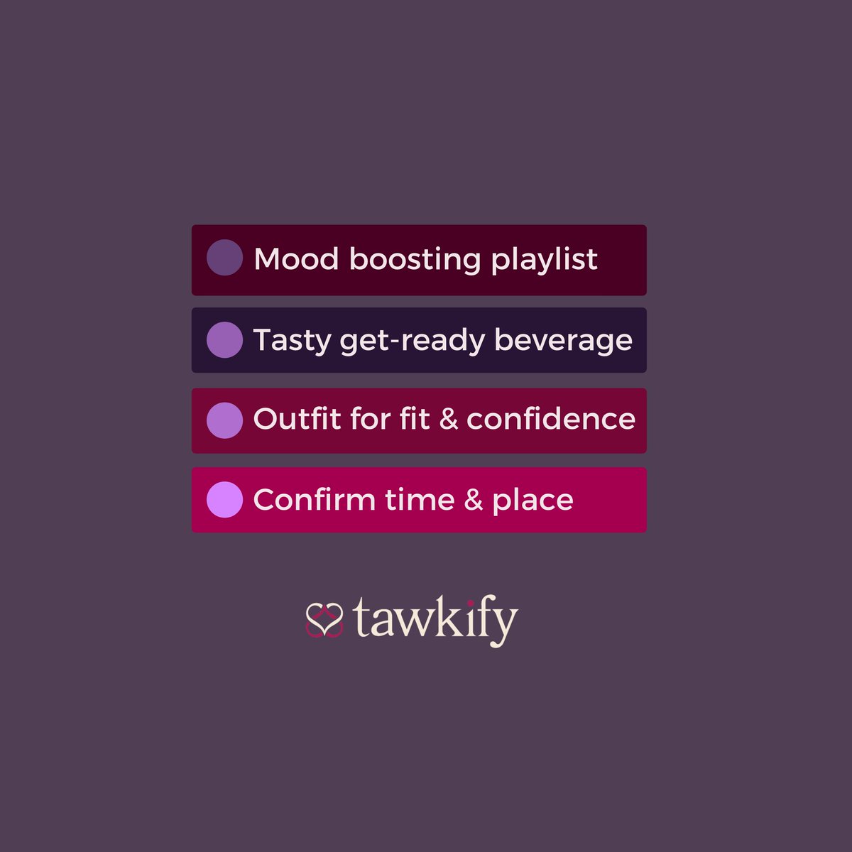 tawkify's tweet photo. When you have a #firstdate coming up, the last thing you want to do is overthink it. Follow these quick tips on how to stay calm and be yourself. Then visit the link below to take full control of your love life.
https://t.co/VNr7hOoOzi
#beyourself #authenticity #datewithpurpose https://t.co/BRMs2wcolc