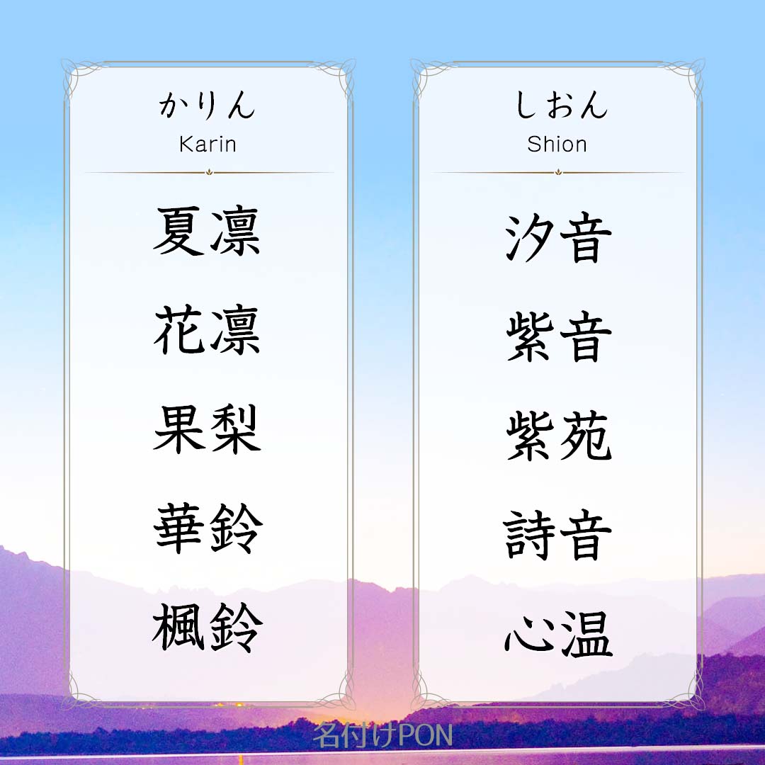 名付けポン 赤ちゃんの名前集 Nazukepon Twitter