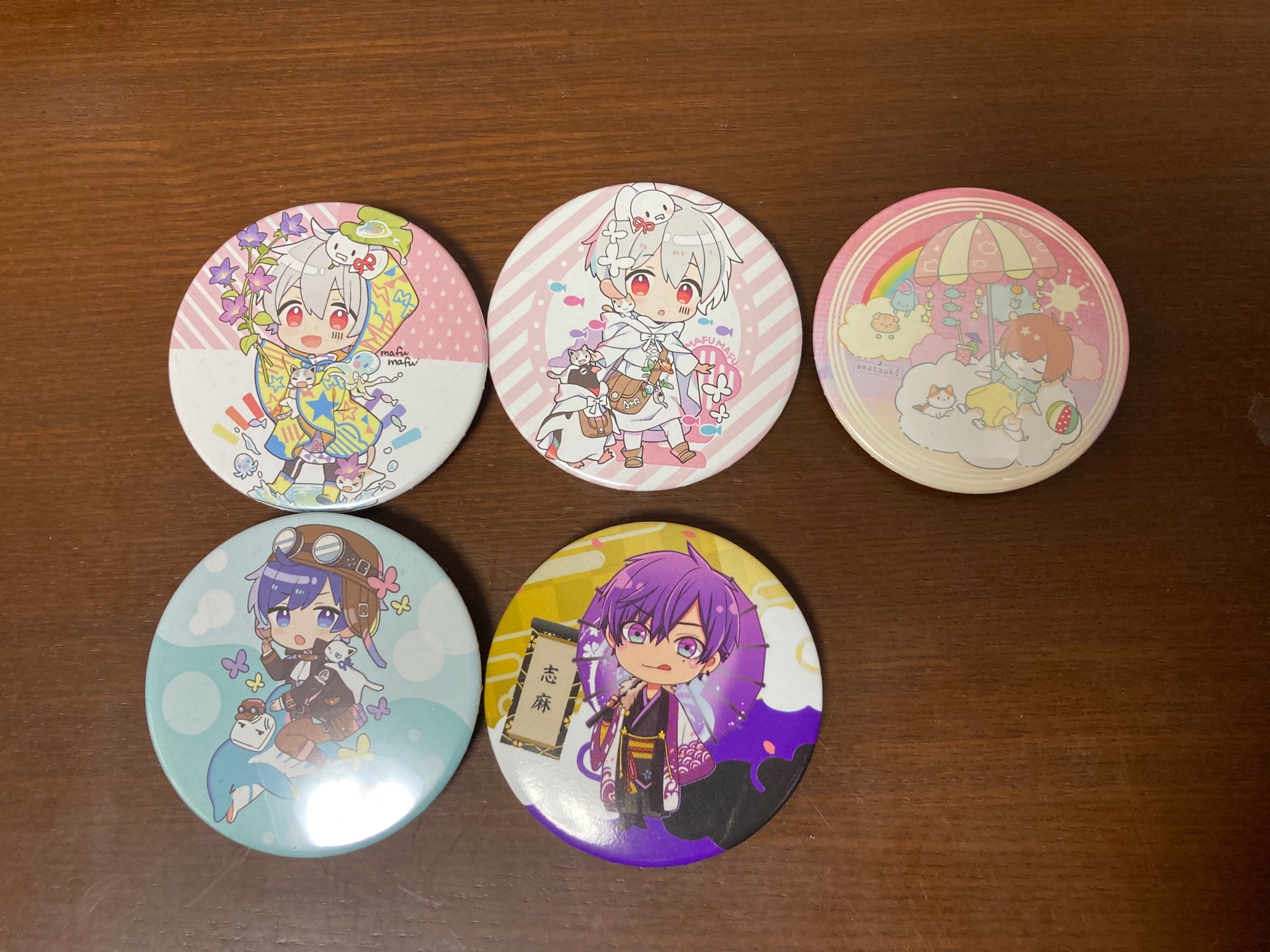 超人気の まふまふ 缶バッジ 日本製