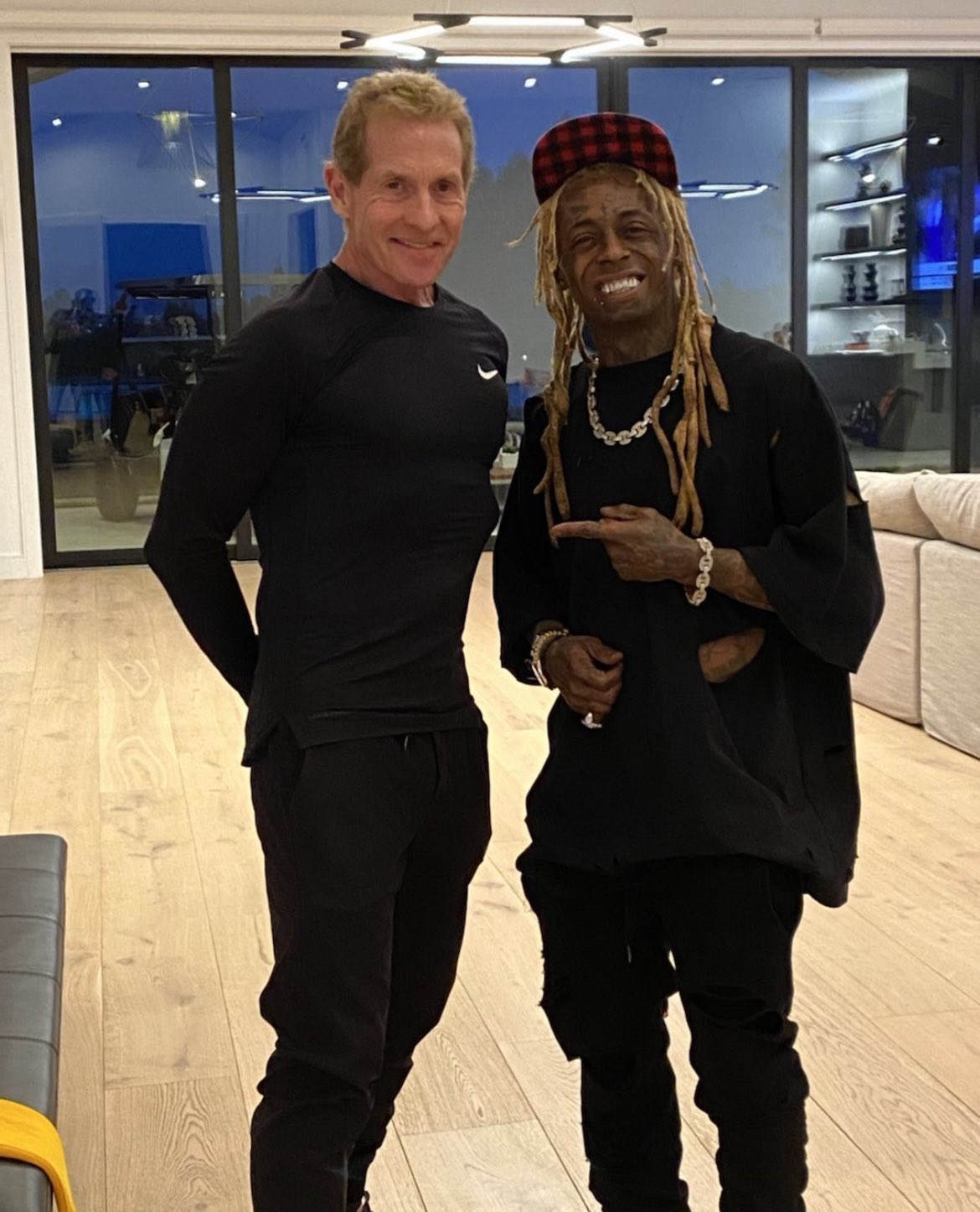 Skip Bayless on Twitter "Ernestine and I drove out to visit our friend